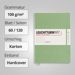 Produktbild für Notizbuch Leuchtturm1917 Master Slim, 363920, Karton Hardcover
