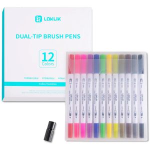 Produktbild für Plotterstift LOKLiK Dual Tip Brush Pens