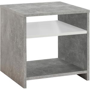 Beistelltisch FMD-Möbel Lund, beton, aus Holz