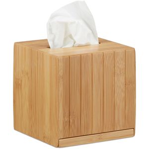 Produktbild für Taschentuchbox Relaxdays 10022175, aus Bambus