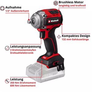 Produktbild für Akku-Schlagschrauber Einhell-Professional TP-CW 18/350-C Li BL