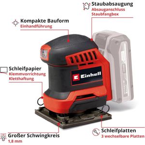 Produktbild für Schwingschleifer Einhell TE-OS 18/113 3X Li Solo