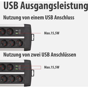 Produktbild für Steckdosenleiste Brennenstuhl Premium-Protect, 3m