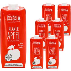 Produktbild für Saft Beckers Bester, klarer Apfelsaft, ohne Zuckerzusatz