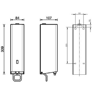 Produktbild für Seifenspender CWS ObjectLine 500, C706200