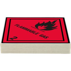 Produktbild für Gefahrgutaufkleber Boxlab Gefahrzettel, Klasse 2.1