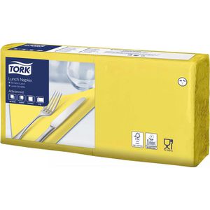 Servietten Tork Lunch Advanced 477841, gelb