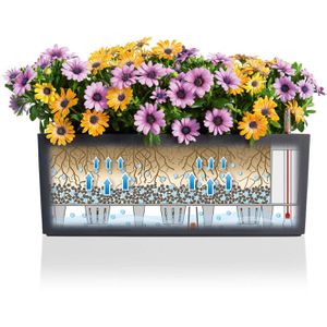 Produktbild für Blumenkasten Lechuza BALCONERA Cottage 50, sandbraun