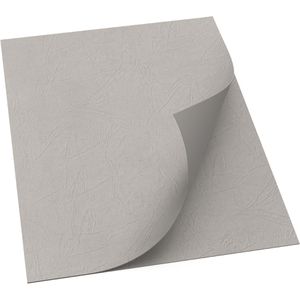 Renz Deckblätter A4, Lederkarton, 100 Stück, grau , 100 Stück
