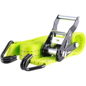 Produktbild für Spanngurt Sandax 338, grün, mit Haken &amp; Ratsche