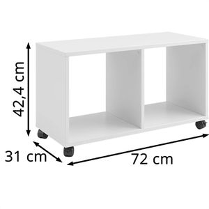 Produktbild für Bücherregal Vicco Luigi, weiß