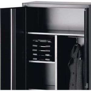 Produktbild für Mehrzweckschrank Bisley E782AAG-645, abschließbar, schwarz