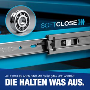 Produktbild für Werkzeugwagen NTG WZW.6012, bestückt