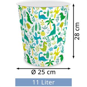 Produktbild für Papierkorb itenga 33106449, Dinosaurier