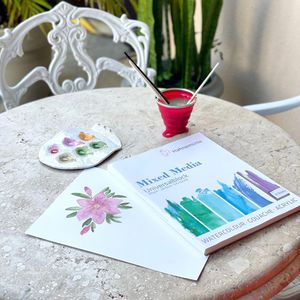 Produktbild für Aquarellpapier Hahnemühle Mix Media Block, 30 x 40 cm