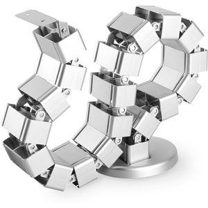 Produktbild für Kabelführung Digitus DA 90506, zum Anschrauben, silber