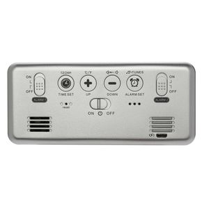 Produktbild für Wecker TFA 60.2032.54 silber, digital
