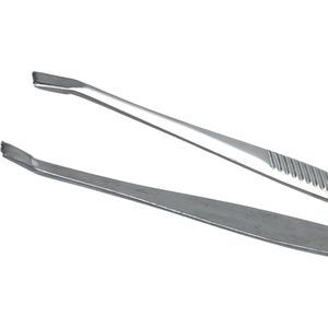 Produktbild für Pinzette Elina-med 663474, Länge 8,5 cm, Edelstahl poliert