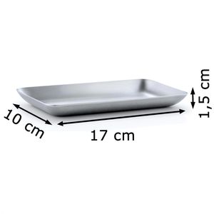 Produktbild für Serviertablett Blomus Basic 63610, eckig, 17x10cm
