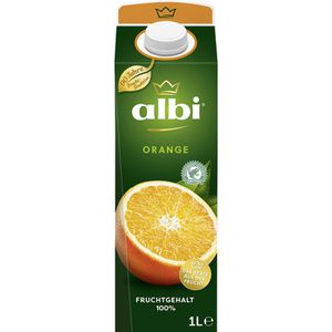 Produktbild für Saft albi Orange, ohne Zuckerzusatz