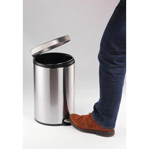 Produktbild für Mülleimer Durable 340123, silber