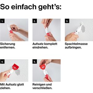 Produktbild für Spachtelmasse Fischer 559054, Reparaturspachtel