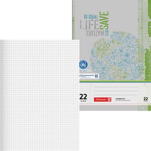 Schulheft Brunnen 104422201, Recycling, A4