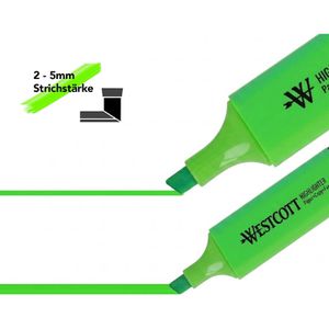 Produktbild für Textmarker Westcott E-744249 00, 4 Stück