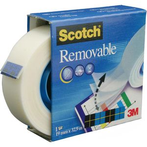 Klebeband Scotch Removable Tape 811, 19mm x 33m