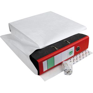 Faltentaschen Tyvek C4, weiß