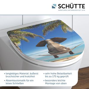 Produktbild für WC-Sitz Schütte Happy Elephant 82580, oval, aus Duroplast