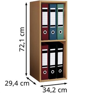 Produktbild für Aktenregal VCM Offas 916746, aus Holz