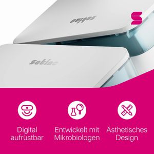 Produktbild für Toilettenpapierspender Satino Hyginity Jumbo L, 333406, JT2