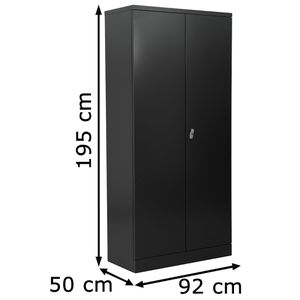 Produktbild für Aktenschrank G-Office FLC.195/N, aus Metall