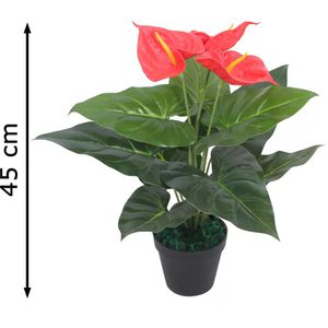 Produktbild für Kunstpflanze vidaXL Flamingoblume