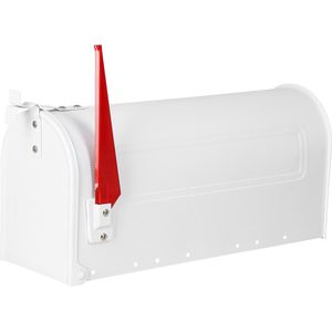 Produktbild für Briefkasten Burg-Wächter US-Mailbox 891W, weiß, aus Aluminium