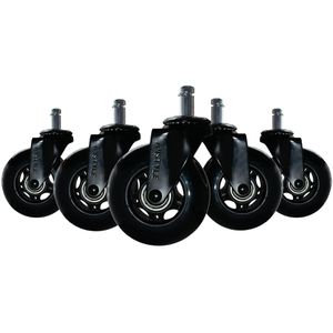 Produktbild für Stuhlrollen AMSTYLE SPM1.980, 5 Stück