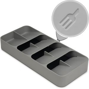 Produktbild für Besteckkasten JosephJoseph Drawer Store, grau, aus Kunststoff