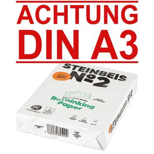Kopierpapier Steinbeis No.2, Trend White, A3