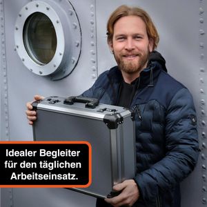 Produktbild für Transportkoffer YPC TitanCase XL, abschließbar, aus Aluminium