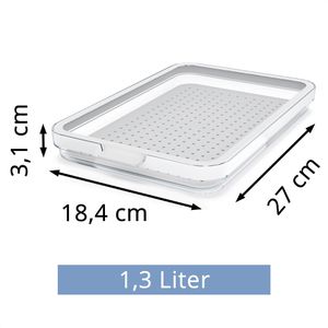Produktbild für Frischhaltedose Rotho Cauma, aus Kunststoff