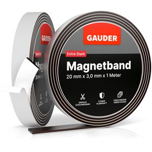 Produktbild für Magnetband Gauder extra stark, schwarz