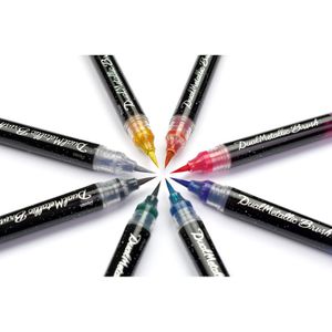 Produktbild für Brush-Pen Pentel XGFH-DDX, Dual Metallic Brush