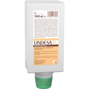 Lindesa Hautschutzcreme Pure Professional, Pflegecreme mit Bienenwachs, unparfümiert, 1 Liter