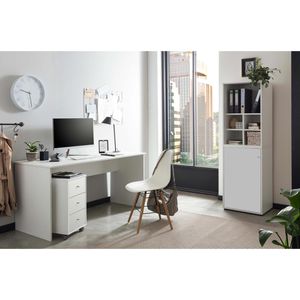 Produktbild für Schreibtisch Möbelpartner Serie 400, weiß