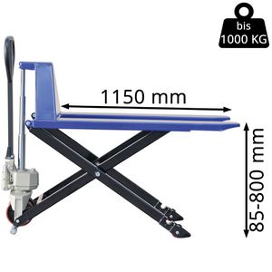 Produktbild für Hubwagen Pallit ZAC-C, 10001059, Tragkraft 1000kg