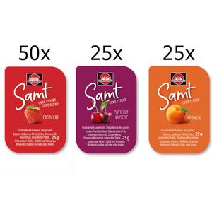 Produktbild für Fruchtaufstrich Schwartau Samt Mix, 4 verschiedene Sorten