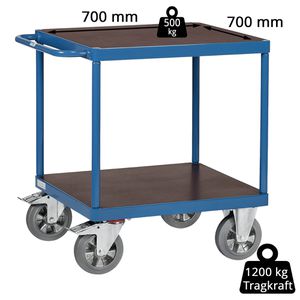 Produktbild für Tischwagen Fetra 12497, aus Metall &amp; Holz