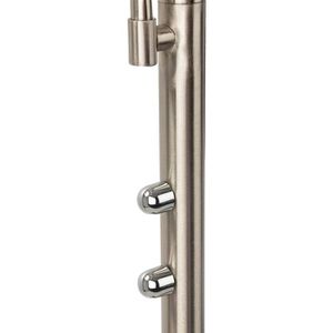 Produktbild für Stehlampe Brilliant Rosanna LED, silber, 180 cm