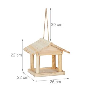 Produktbild für Vogelhaus Relaxdays 10026061, aus Holz